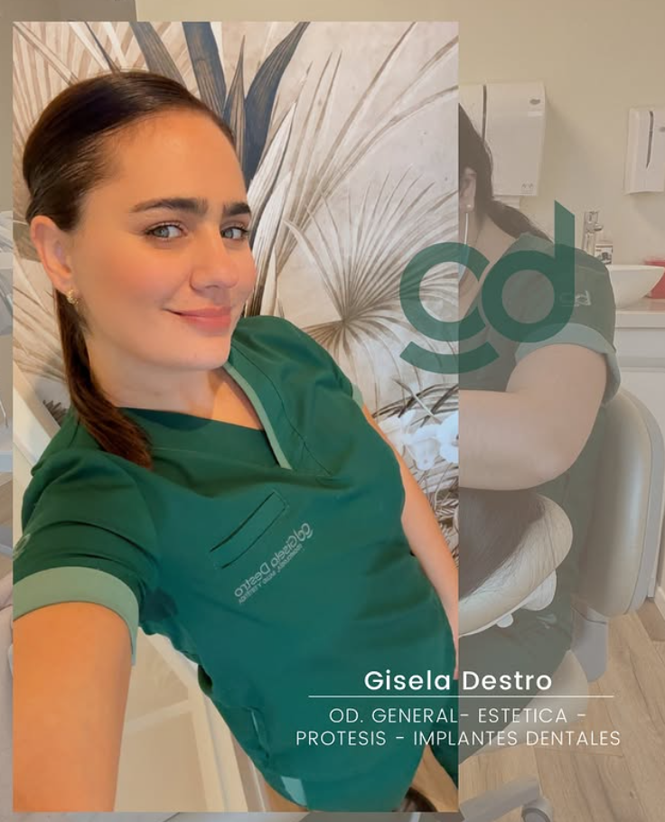 Od. Gisela Destro en el consultorio de Belgrano